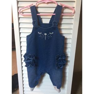 2 Pairs Baby Girl Overalls